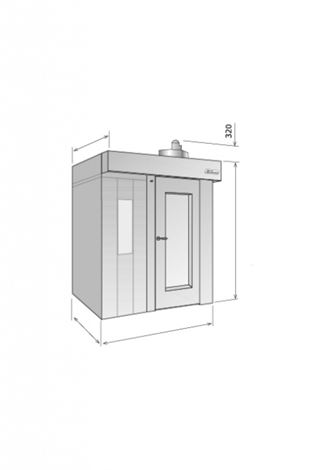 Forno RotativoTermoventilati TSR18-CL