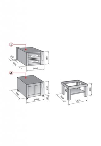 Forno MD/CP Bicamera Linea Professionale