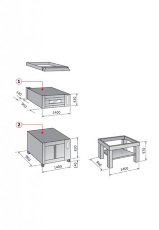 Forno elettrico modulare - MD/CP/1 