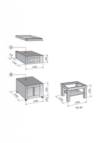 Forno elettrico modulare - CPS/1