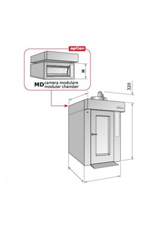 Horno rotativo termoventilado TSR12-E - G - 60x80