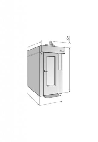 Horno rotativo termoventilado TSR24 CP 80×120 